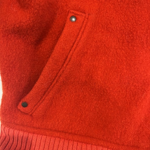 Jones New York Woolen Jacket Bomber Coat Retro Vintage Blazer Wool Coastal Chic - Picture 3 of 3
